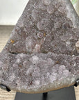 Natural Sugar Quartz Specimen on Metal Stand - MWS3371
