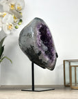 Natural Amethyst Geode with Calcite Crystal Formation - MWS2185