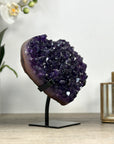 Stunning Deep Purple Amethyst Heart Carving - HST0288