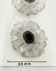 Wholesale Amethyst & Quartz Stalactite Slices for Jewelry Making - Bulk Flat Set - STS0022