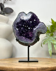 Natural Uruguayan Amethyst Geode on Stand - MWS3050