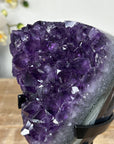 Natural Amethyst Crystal Cluster with Large & Shinny Crystals - MWS1897