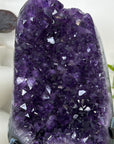 Top Grade Natural Amethyst Statement Piece on Stand for Home Decor - MWS3069