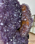 Unique Natural Amethyst Cluster with Rare Pseuda Calcite Formation - MWS1937