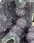 Huge Natural Amethyst & Green Jasper Geode with Stalactite Formation - CBP1073