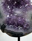 Natural Amethyst Crystal Specimen, Stand included - MWS1361