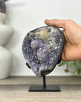 Uruguayan Amethyst Specimen with Calcite Formations - MWS3291