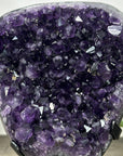 Deep Purple Natural Amethyst Geode with Stand - MWS3232