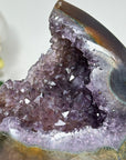 Amethyst & Agate Stone Flame Carving - FST0133