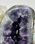 Natural Amethyst Geode with Large Deep Purple Crystals - MWS1983