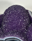 XXL Amethyst & Blue Banded Agate Centerpiece - CBP1171