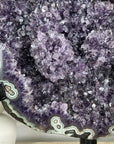 Uruguayan Amethyst Specimen with Green Jasper Shell & Calcite Formation - MWS3148
