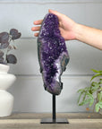 Beautiful Natural Amethyst Crystal Cluster on Stand - MWS3152
