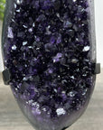 A grade Uruguayan Amethyst Geode with Metallic Stand - MWS2428