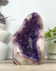 Natural Uruguayan Amethyst Crystal Cluster with XXL Deep Purple Crystals - CBP1404