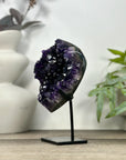 Natural Uruguayan Amethyst Cluster on Stand - MWS3214
