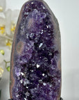 Beautiful Deep Purple Amethyst Crystal Cluster Formation - MWS1905