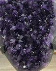 Top Grade Uruguayan Amethyst Crystal Geode - Metal Stand Included - MWS2256