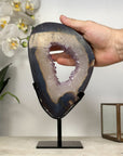 Natural Agate, Quartz & Amethyst Crystal Portal - MWS1954