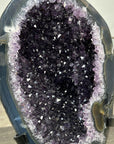 A Grade Amethyst Stone on Metal Stand - MWS2845
