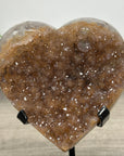 Natural Citrine Crystal Stone Heart - HST0335