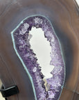 Unique Grey Agate & Amethyst Stone Portal - MWS1943