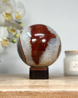 Dyed Banded Agate & Quartz Sphere Geode - SPH0145
