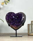 Stunning Amethyst & Agate Stone Heart - HST0280