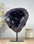 AAA Natural Amethyst Cave with Agate Shell - MWS1474