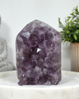 Amethyst Stone Tower with Huge Crystals - STP0145