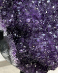 Huge Naturural Amethyst Cluster, Metallic Stand included - Perfecto for Home Decor - MWS1774