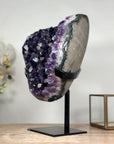 Uruguayan Amethyst Geode with Beautiful Calcite Formations - MWS1846