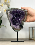 Natural Amethyst Cluster with Green Jasper Matrix - MWS2306
