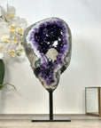 Large Top Grade Amethyst Geode with Calcite Crystal Inclusion - MWS2963
