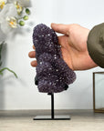 Amethyst Stalactite Formation - Custom Made Stand Included - MWS2549