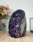 Large Natural Deep Purple Amethyst Cathedral with Polished Edges - CBP1084