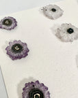 Amethyst & Quartz Stalactite Slices for Jewelers - Wholesale Bulk Pack - STS0063