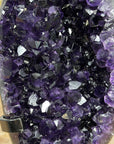 Premium Quality Amethyst Geode, Metallic Stand Included - MWS1722