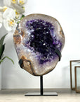 Natural Amethyst Geode - Deep Purple & Shinny Crystals - MWS2184