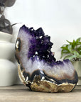 Uruguayan Amethyst & Agate Polished Statement Piece - CBP1403