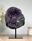 Natural Amethyst Crystal Specimen, Stand included - MWS1361