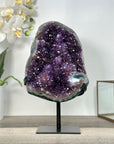Amethyst Geode Crystal Cluster – Purple Mineral Specimen for Home Decor Display - MWS2697