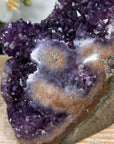 Amethyst Crystal Cluster with Orange Tone Jasper Matrix - CBP1162