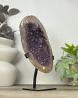 Stunning Large Natural Amethyst on Stand - MWS3325