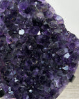 Deep Purple Natural Amethyst Geode with Stand - MWS2588