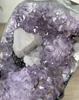 Natural Amethyst Crystal Cluster with Beautiful Calcite Crystal Formation - MWS2349