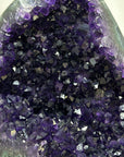 Amethyst Geode Cluster on Stand – Home Decor Display Specimen - MWS2638