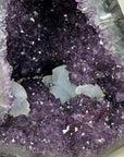 Large Amethyst Stone Geode with Calcite Crystal Formations - STGE0013