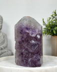Natural Amethyst Stone Tower with Huge Crystals - STP0151