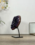 Deep Purple Uruguayan Amethyst Heart Carving - HST0329